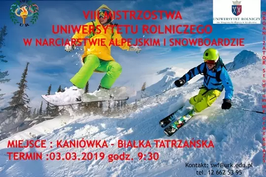 Coś dla fanów nart i snowboardu! 