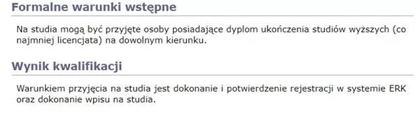 zasady rekrutacji uj