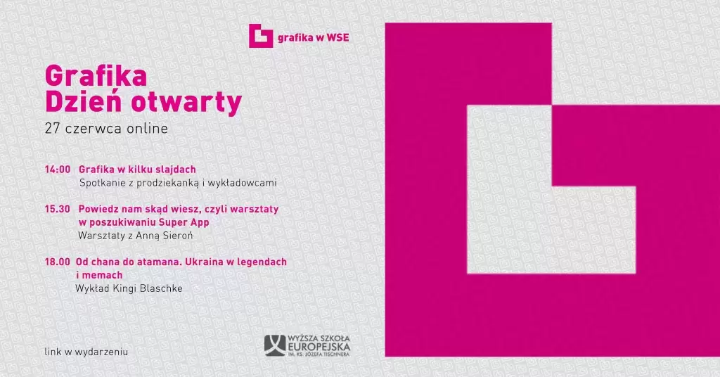  DZIEŃ OTWARTY GRAFIKI W WYŻSZEJ SZKOLE EUROPEJSKIEJ W KRAKOWIE 