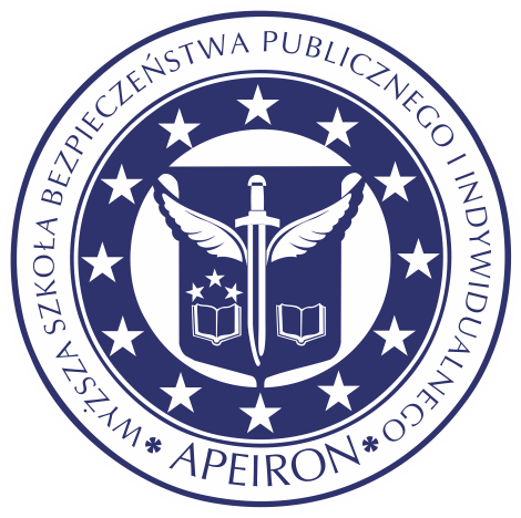 Logo APEIRON Wyższa Szkoła Bezpieczeństwa Publicznego i Indywidualnego (WSBPiI) w Krakowie <small>(Uczelnia niepubliczna)</small>