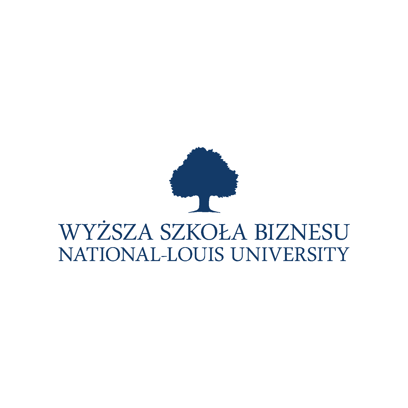 Logo Wyższa Szkoła Biznesu - National Louis University w Nowym Sączu